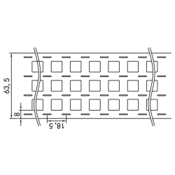 1 Metre 18650 Li-ion Punta Şerit Tel 4P 0.15mm Kalınlık - 3