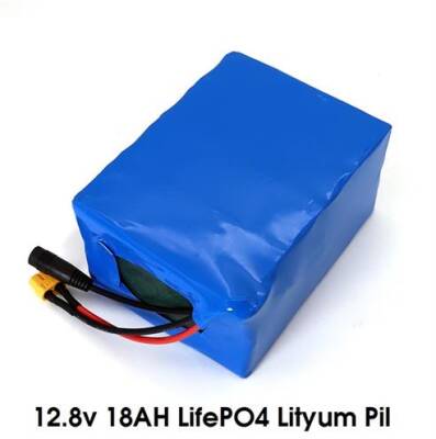 12.8v 18AH 32700 LiFePO4 4S BMS li Batarya Grubu - 1