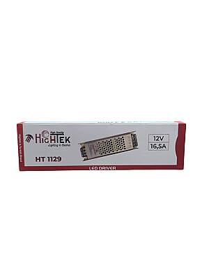 12V 16.5A Metal Ultra Slim Kasa LED Trafosu Adaptör | 200W Güç Kaynağı - 3
