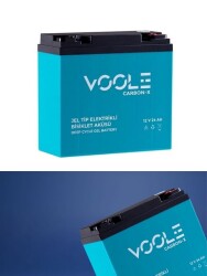 12V 24AH Elektrikli Motosiklet Aküsü ve Elektrikli Bisiklet Aküsü 4'lü Set Jel Akü 2025 Üretim - 2
