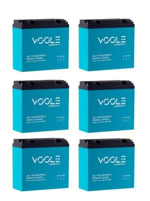 12V 24AH Jel Akü 6'lı Set 72v Elektrikli Motosiklet için - 1