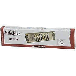 12V 25A Metal Ultra Slim Kasa LED Trafosu Adaptör | 300W Güç Kaynağı - BataryaBank