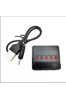 1S 3.7V Li-Po USB Şarj Cihazı | Drone, RC Araba ve Model Uçak Pili Şarj Modülü - 1