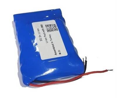 22.2v 3500mAH Li-ion BMS'li Ultramax Pilli Şarjı Pil Grubu - 1