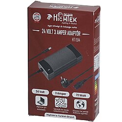 24 Volt 3 Amper Plastik Kasa Adaptör | 24V 3A Güç Adaptörü - BataryaBank