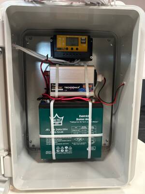 24Ah Jel Akülü Taşınabilir Güneş Enerji Sistemi 600W İnvertörlü Hobi Bahçesi Konteyner Dağ Evi Solar Set - 2