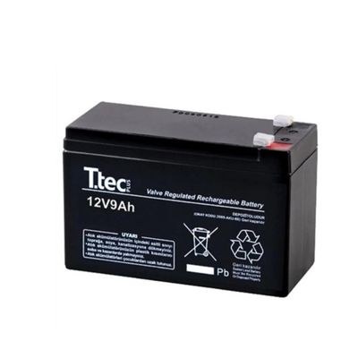 3 adet Ttec 12V 9Ah Akü 2025 Üretim - 2