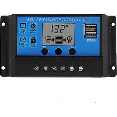 30A 12/24V Solar Şarj Kontrol Cihazı Regülatörü | Akü Şarj Yönetim Kontrol Ünitesi - 1