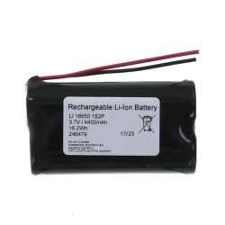 3.7v 4400mAH Li-ion PCBli 2x18650 Şarjlı Pil - BataryaBank