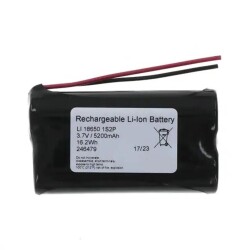 3.7v 5200mAH Li-ion PCBli 2x18650 Şarjlı Pil - TNL