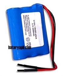 3.7v 6600mAH Li-ion PCBli 3x18650 Şarjlı Pil - bataryapil