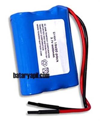 3.7v 6600mAH Li-ion PCBli 3x18650 Şarjlı Pil - 1