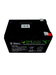 5 Adet Ttec 12V 12AH Jel Akü Yeni Üretim Jel Sistem - 3