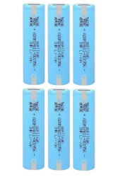 6 Adet Aspilsan Puntalı INR18650A28 3.7V 2800mAh 25A Discharge Şarjlı Li-ion Pil - Aspilsan