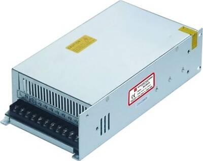 600W 24 Volt 25 Amper Metal Kasa Adaptör – LED, CNC, Kamera, Şerit LED İçin - 1