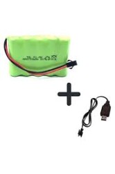 6V 2700MAH Oyuncak Araba Bataryası Siyah Soket+Usb Şarj Cihazı - BataryaBank