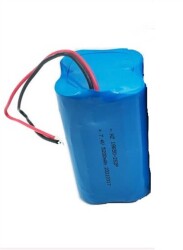 7.4V 5200mah Şarj Edilebilir Pil Paketi 2s2p 18650 Li-ion Piller - EMT