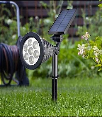 7W Solar Güneş Enerjili Kazıklı Çim ve Bahçe Aydınlatma Armatürü Gün Işığı Rengi - 3
