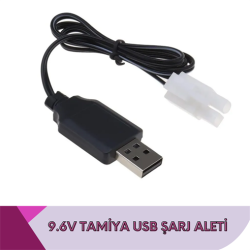 9.6v 2li Tamiya Soketli USB Şarj Cihazı - bataryapil