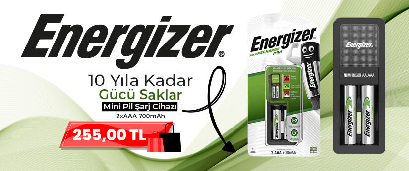ENERGIZER MİNİ PİLLİ ŞARJ CİHAZI