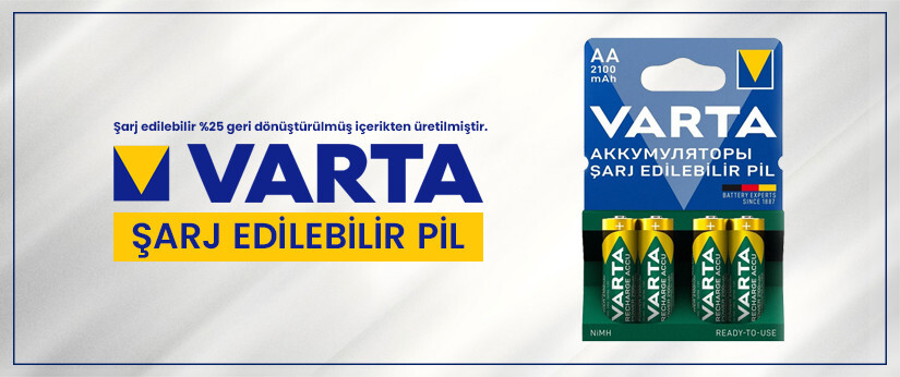 VARTA ŞARJ EDİLEBİLİR PİL