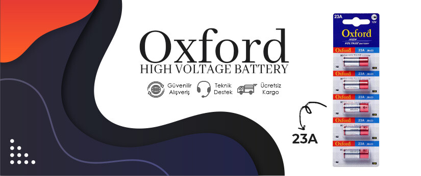 OXFORD HIGH VOLTAGE BATTERY 23A 12V 