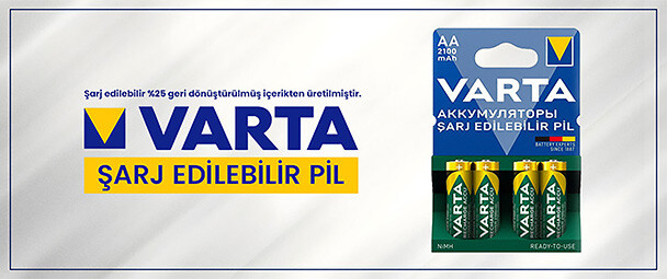 VARTA ŞARJ EDİLEBİLİR PİL (1)