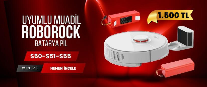 ROBOROCK UYUMLU MUADİL BATARYA PİL (1)