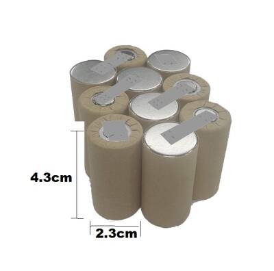 AEG B1214G 12v Matkap Batarya için 2200mAH Pil Değişim Grubu - 1