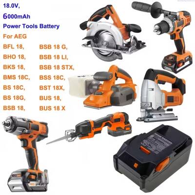 AEG L1820 R L1815 R L1840 R L1830 R Muadil 18v 6Ah Batarya - 6