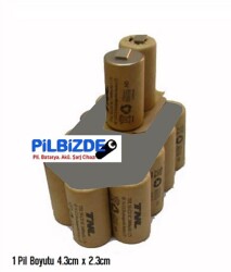 Alpha Tools 18v Batarya için 2400mAH Pil Değişim Grubu - Alpha Tools