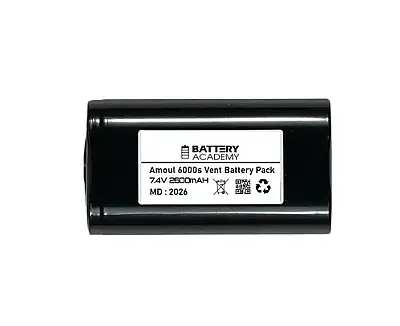 Amoul 6000S Ventilatör Uyumlu 7.4V 2600mAh Li-ion Medikal Batarya - 1