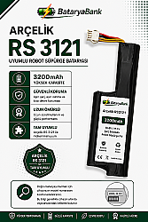 Arçelik RS 3121 Uyumlu Robot Süpürge Bataryası 10.8V / 11.1V 3200mAh Li-ion Şarj Edilebilir Pil - BataryaBank