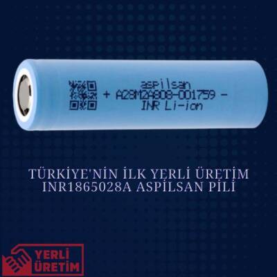 Aspilsan A28 Puntalı 3.7V 2800mAh 25A Discharge Şarjlı Li-ion Pil - 2
