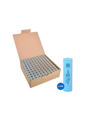 Aspilsan INR18650A28 100 Adet 3.7V 2800mAh 25A Discharge Şarjlı Li-ion Pil - Aspilsan