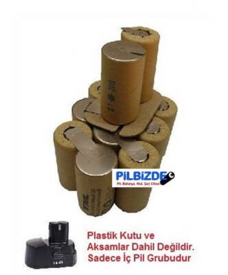 Attlas Eco V 14.4v Matkap Bataryası için 2300mAH NiCD Pil Grubu - 1