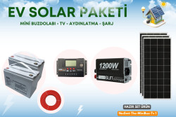 Bağ Evi, Hobi Bahçesi Ekonomik Güneş Enerjisi Solar Enerji Paketi - BataryaBank
