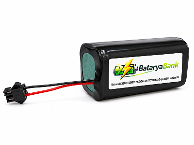 BataryaBank Ecovacs CEN360 / CEN361 / CEN546 Uyumlu Robot Süpürge Bataryası 14.4V 3200mAh Li-ion Şarj Edilebilir Pil - 2