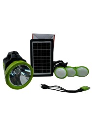 Bekçi ve Nöbet Güvenlik için Fener+Radyo+Cep Telefonu Şarj+3 Lamba Seti Bluetooth Hoperlör - 1