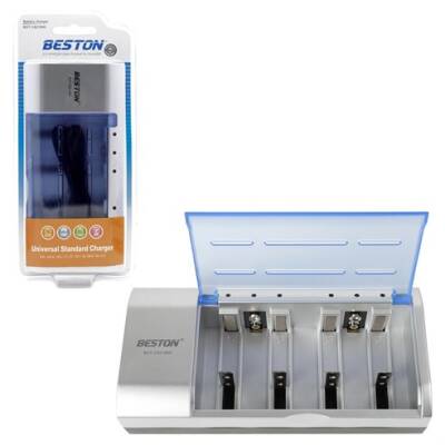 Beston BST-C821BW AA-AAA C-D 9 Volt Üniversal Tüm Boylar İçin Pil Şarj Cihazı - 1