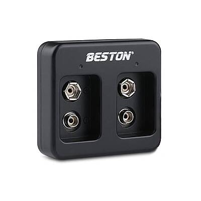 Beston M-7005 2'li USB 9V Pil Şarj Aleti + EFCELL 9V 250mAh 2'li Şarjlı Pil Seti - 2