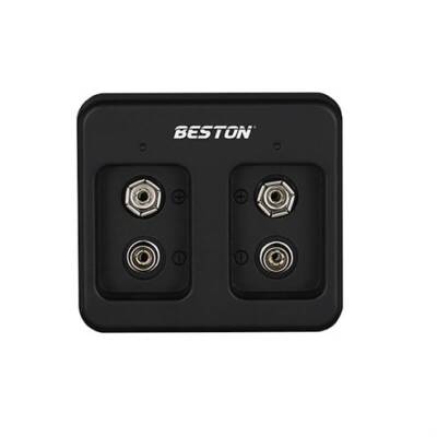 Beston M7005 Siyah 2x9 Volt Pil Şarj Cihazı USB Bağlantılı - 1