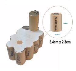 Black Decker 14.4v A9262 PS140 Batarya için 1500mAH Pil Değişim Grubu - Black&Decker