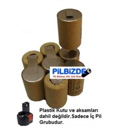 Bosch 2607335461 9.6v Batarya için 2400mAH Pil Grubu - Bosch