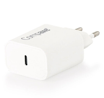 Iphone 11 / 11 Pro / 11 Pro 12 12 Pro Uyumlu Typc Girişli 20w Hızlı Adaptör beyaz - Compaxe