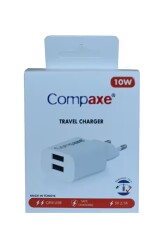 Compaxe CTA-521D Çift USB 10W Şarj Adaptörü - Compaxe