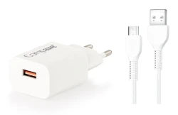 COMPAXE CTA-521MU 10W Micro to USB 3A Kablolu Şarj Seti - Compaxe