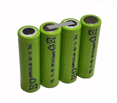 Compex için 4.8v 2100mah AA Ni-MH TNL Marka 4'lü Grup Pil - 1
