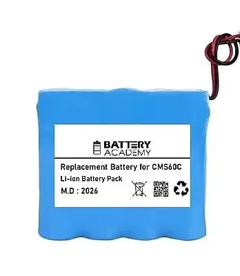 Contec CMS60C El Tipi Pulsi Oksimetre Uyumlu 7.4V 5200mAh Li-ion Medikal Batarya - 1
