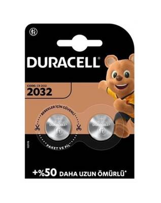Duracell 2032 Lityum Düğme Pil 3V 2'li Paket (CR2032) - 1